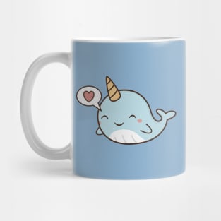 Kawaii Cute Narwhal Mug